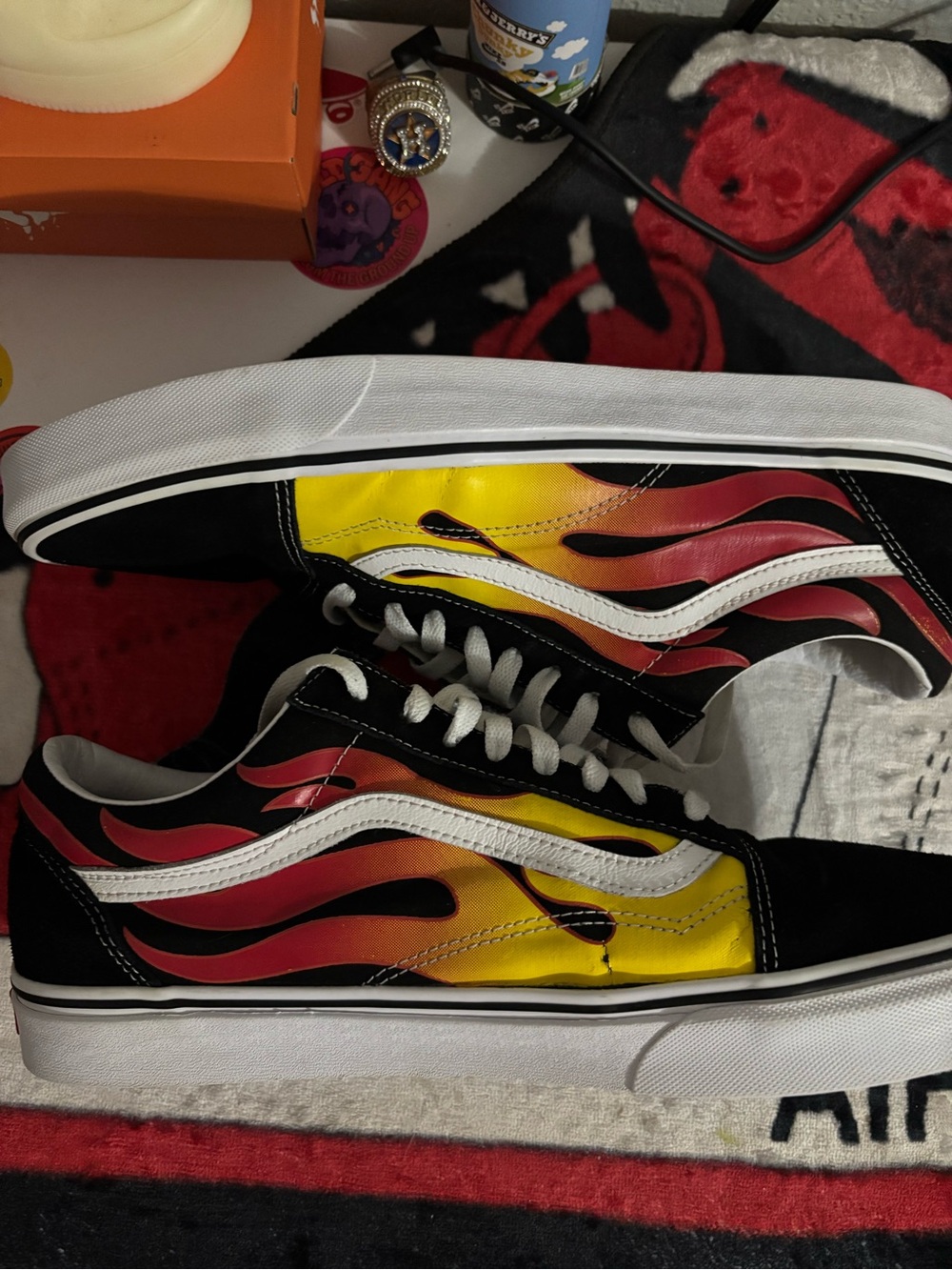 Vans nu skool flame